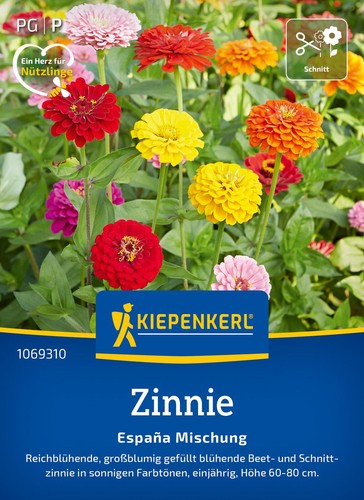 Kiepenkerl blumensamen zinnie - kiepenkerl,