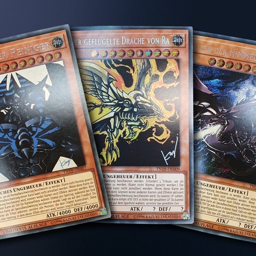 Yugioh götter karten set - karten,