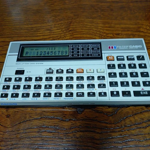 Casio 720p pocket computer - casio, fx-720p