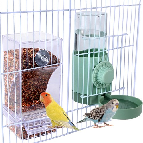 Klarer vogelfutterspender - 2x(klarer,