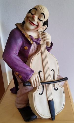 Clown aus naturstein - clown,