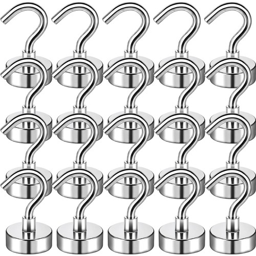 Magnethaken stück silber - magnethaken,