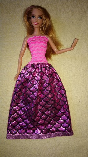 Barbie kleid glitzer - barbie,