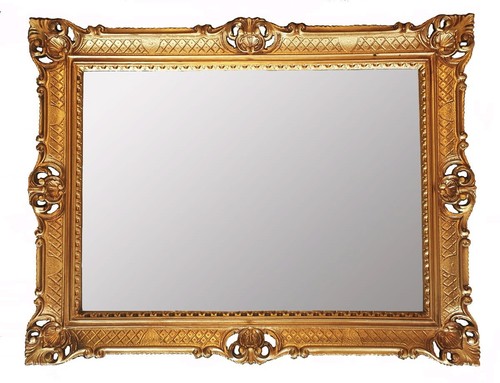 Wandspiegel gold barock 90x70 - wandspiegel,