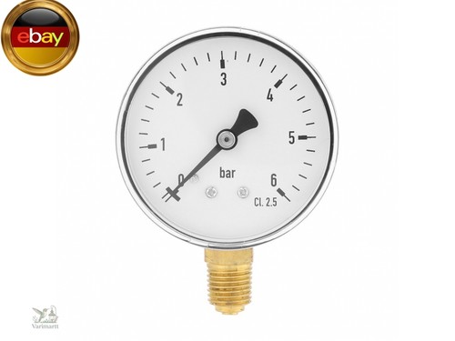 Npt druckluft manometer - 1/4"npt, druckluft-manometer