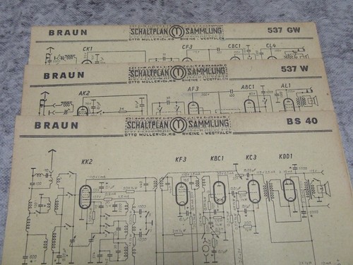 Braun sammelkarte - 3x,