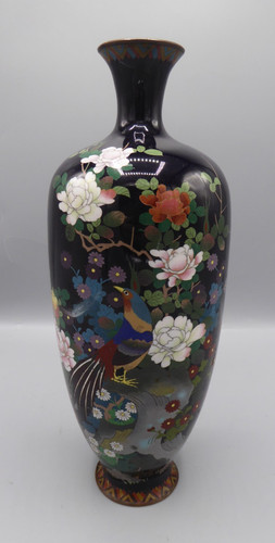 Japanische cloisonné vase mit - japanische,