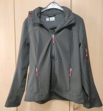 McKinley Softshell Regenjacke, Outdoor-Jacke mit abknöpfbarer Kapuze, Gr. 38