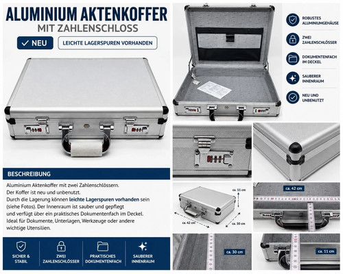 Aluminium aktenkoffer mit - aktenkoffer,