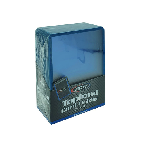 Toploader bcw blue - toploader, border