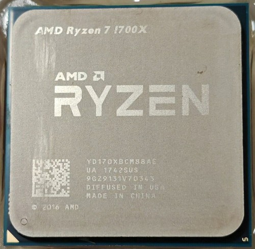 Amd ryzen 1700x - amd, 7