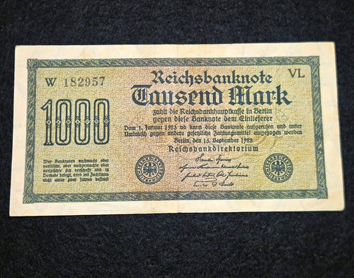 Reichsbanknote 1000 mark - 1000,