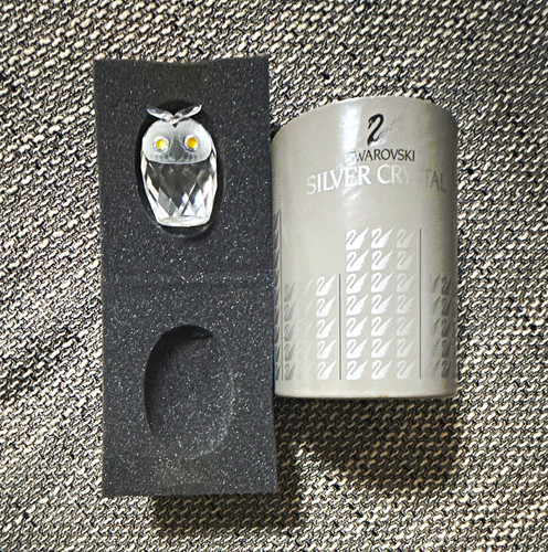 Swarovski kristall figur eule - swarovski,