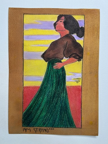 Egon schiele zeichnung auf - egon,