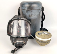 Original Auer Berlin Gasmaske Bundeswehr – mit Filter & Dräger Behälter – Sammle