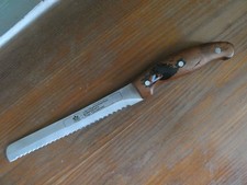 Brotmesser Sägemesser SBS Exclusive handgearbeitet Edelstahl rostfrei Holzgriff