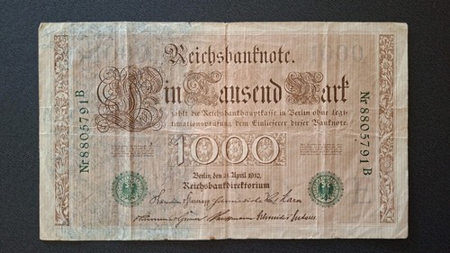 1000 mark reichsbanknote - 1000,