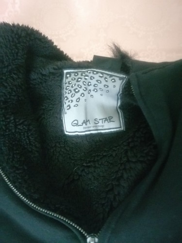 Damen kapuzenjacke glam star - glam,