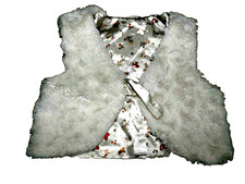 Mädchen-Fell-Weste H&M Gr-80