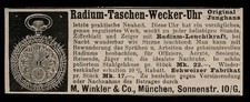 Alte Reklame Werbung 1910