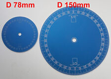 Gradscheibe aus Aluminium, eloxiert, gelasert, Made in Germany, Winkelskala