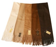 eleganter Alpaka Schal:Kaffee