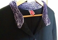 ABENTEUER DER LEINWAND_Tolles schwarzes Winterkleid_Gr.38_SEHR GUTER ZUSTAND