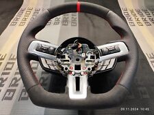 LENKRAD FORD MUSTANG   NEU BEZIEHEN+ABFLACHEN  ALCANTARA/LEDER