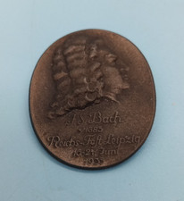 S-RAR! Abzeichen Bach Reichsfest 1935 Leipzig Hersteller Stempel Helbing Leipzig