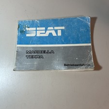 Betriebsanleitung Seat Marbella 1991 Deutsch 