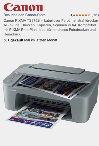 Canon pixma ts3752i kabellos - canon,