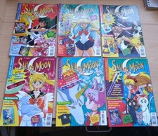 6 Sailor Moon Hefte 2001 mit Poster 