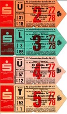 EIN Ticket BL 77/78 Schalke 04