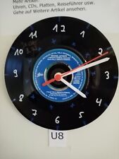 Quarz Wanduhr - Mehr Siehe Bilder - 7" Vinyl unter einer Musik CD.
