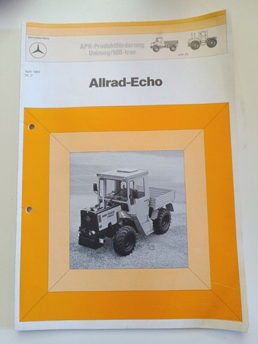 Original beschreibung unimog - original,