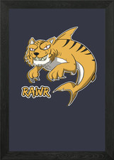 TigerShark Gerahmtes Wandbild