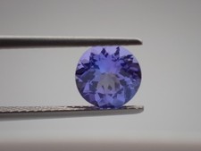 Tansanit 1.28ct VVS Rund – Sanft erhitzt – Tansania Afrika Edelstein