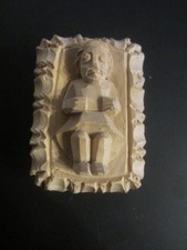 Jesuskind in Krippe, Holz