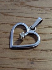 14 K 585 Weißgold Anhänger