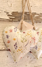 Herz Metall Deko Fleurs Shabby