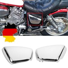 2X Batterie Abdeckung Seitendeckel Verkleidung Für Yamaha XV750 1000 1100 Virago