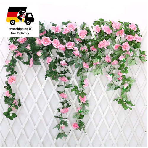 Künstliche rosen girlande - rosen,