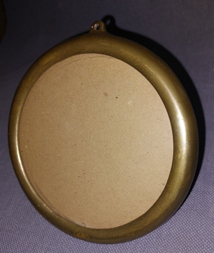 Runder messing bilderrahmen - messing,