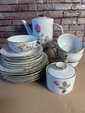 Kaffeekanne von Winterling mit Rosenmotiv Kaffeeservice Blattmuster Gold verschi