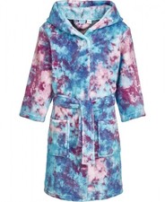 Fleece-Bademantel Batik