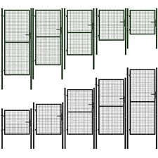 Gartentür Grün Anthrazit Gartentor Rundpfosten Gartenpforte Metall Geteilt Tor