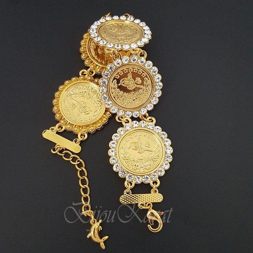 Tugra gold armband - gold,