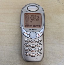 Siemens S45i Silber Royal Champagne Handy Phone Telefon Made in Germany Accu Neu