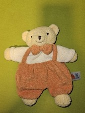 Fehn Schmusetuch Teddy Bär  Schnuffeltuch Kuscheltuch mit Rassel Babyfehn