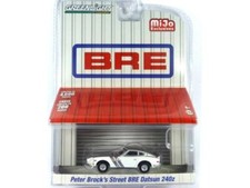 DATSUN 240 Z - Peter Brock`s BRE - white / silver - Greenlight 1:64
